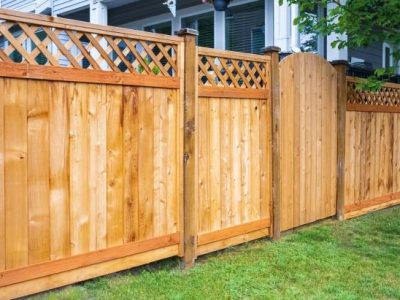 Custom Wood Fence Installation